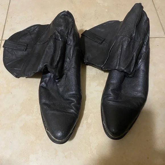 Dingo Men’s Black Leather Western Boots 10.5 D
